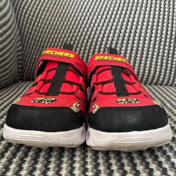 Skechers S-Lights: Thermo-Flash - Hydro-Flare red light up sandal kids size 2 - Picture 6 of 11